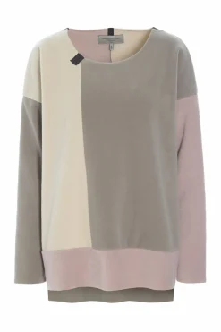 HSCPH SWEATER PATCH SWEATER PATCH - 1369 - ELEPHANT/KIT/NUDE Discount