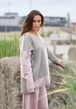 HSCPH SWEATER PATCH SWEATER PATCH - 1369 - ELEPHANT/KIT/NUDE Discount