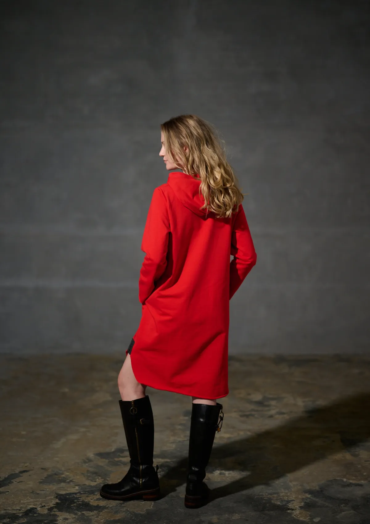 HSCPH WEAT KEID SWEAT KLEID - 73011 - TOMATO Discount