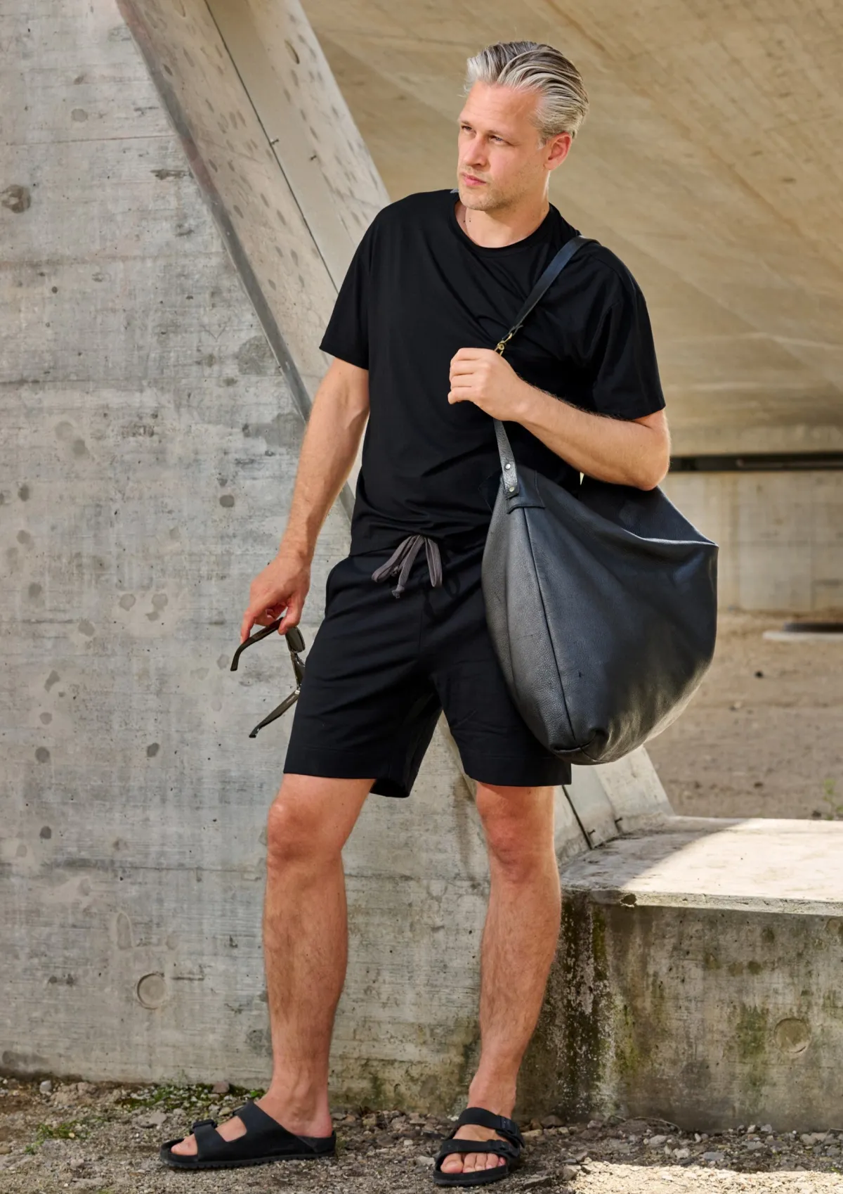 HSCPH WEATHORT SWEATSHORTS - 1029C - BLACK Hot