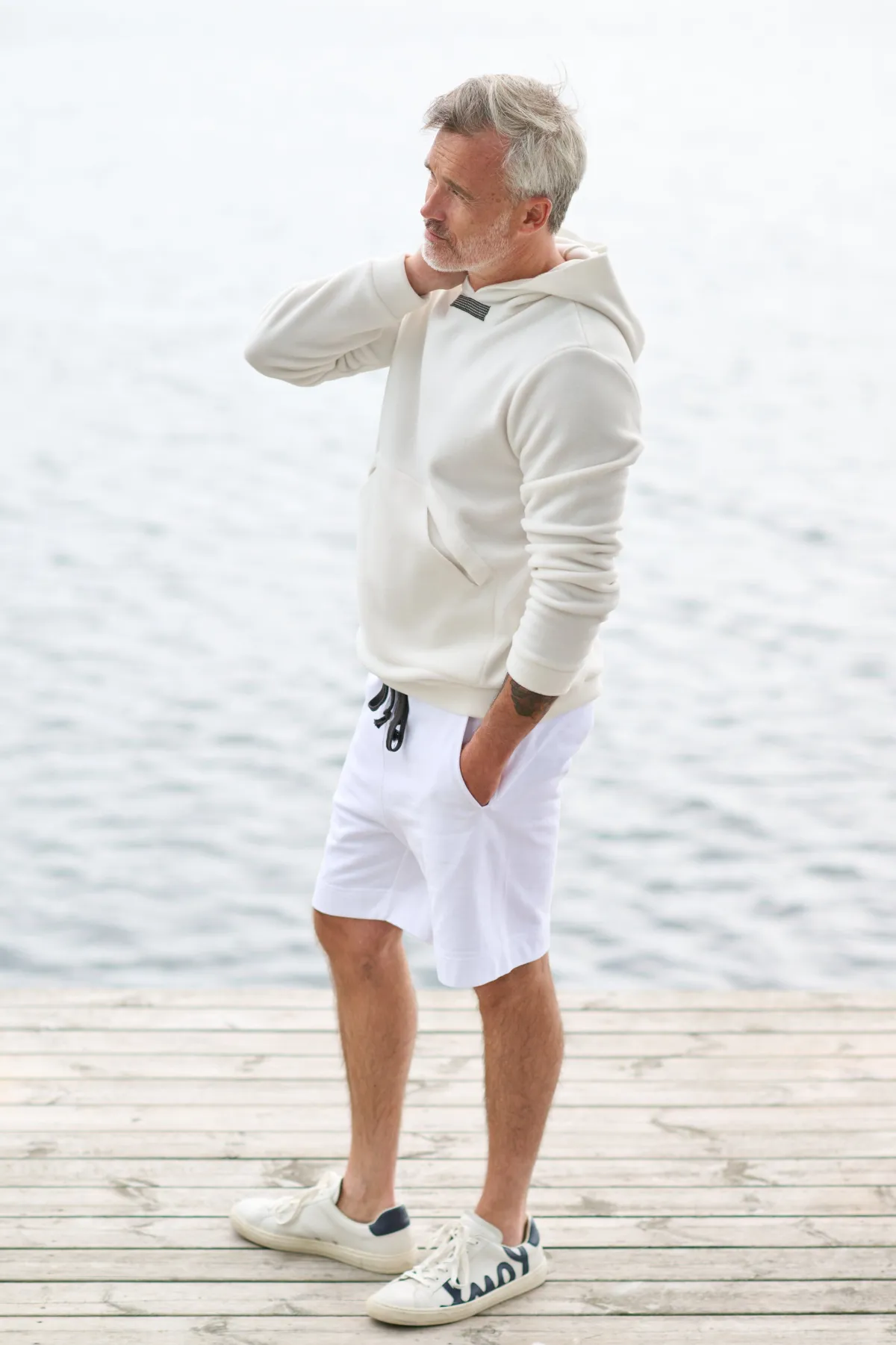 HSCPH WEATHORT SWEATSHORTS - 1029C - WHITE Hot