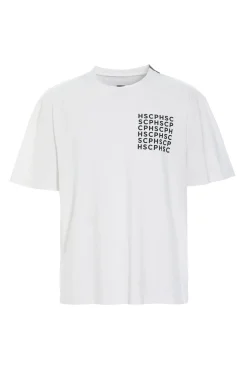 HSCPH TEE OOE FIT TEE LOOSE FIT - 1042C PRINT - WHITE New