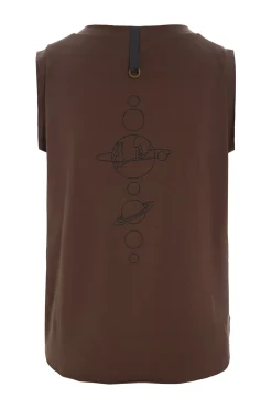 HSCPH TOP V-AUCHNITT EARTH TOP V-AUSSCHNITT EARTH - 96102 EARTH - CHOCOLATE Discount