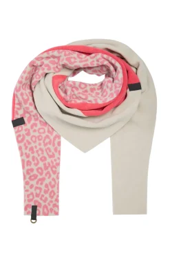 HSCPH TRIANGLE SCARF PATCH TRIANGLE SCARF PATCH - 4100 - SUNSET/KIT/PINK LEO New