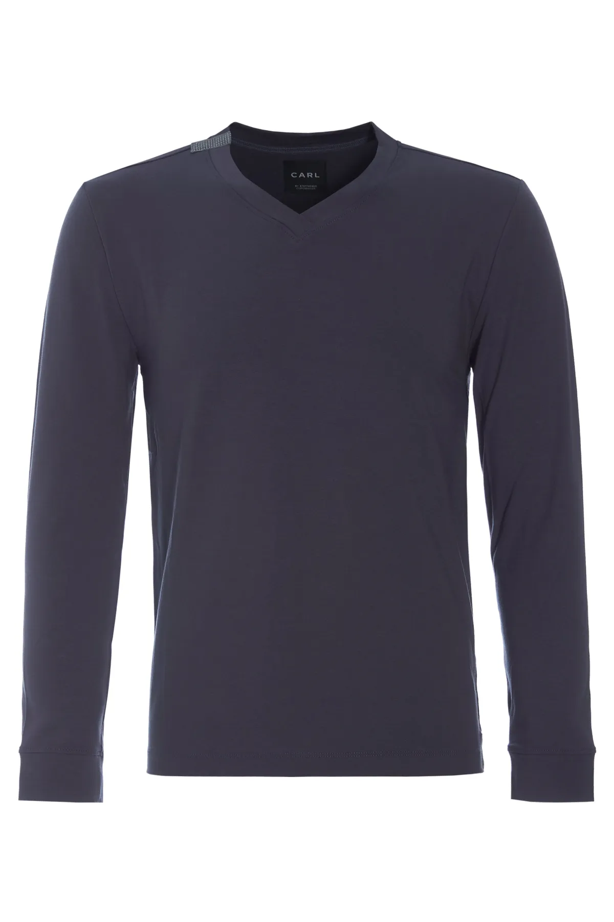 HSCPH T-HIRT V-AUCHNITT ANGAR T-SHIRT V-AUSSCHNITT LANGARM - 1021C - DEEP BLUE