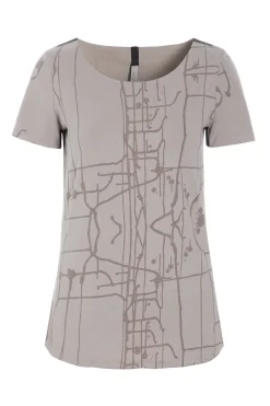 HSCPH YOGA BUE YOGA BLUSE - 96045 - ART PRINT SAND Online